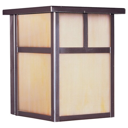Maxim One Light Burnished Honey Glass Outdoor Wall Light 4050HOBU
